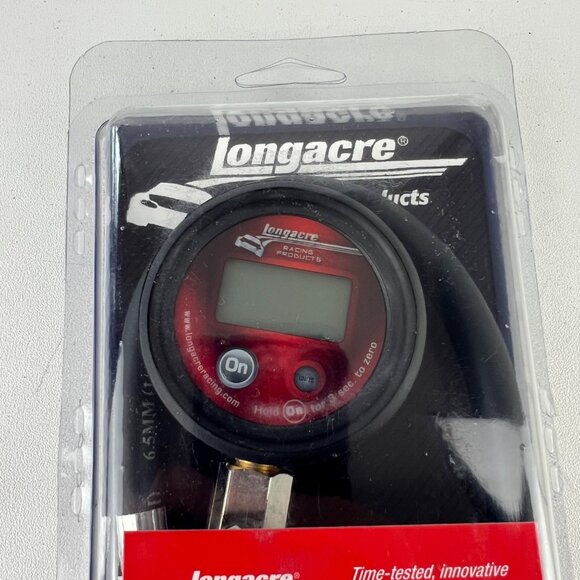 Longacre Basic Digital 2 in Tire Pressure Gauge 52-53036 0-100 psi Red - Picture 4 of 10